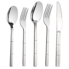 30-Piece Stainless Steel Flatware Silverware Service for 6