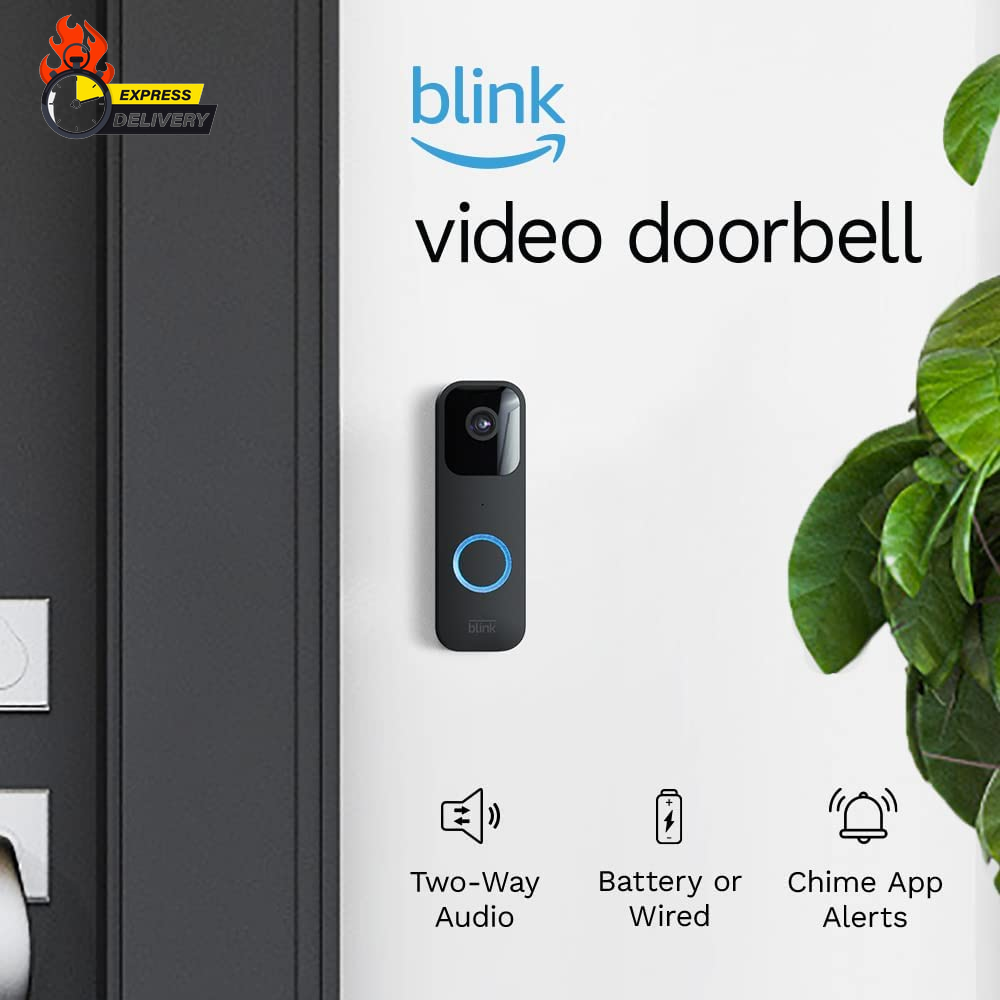 Smart Video Doorbell with Two-Way Audio, HD Video, Motion Alerts, and Alexa Integration-image