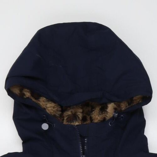 Regatta Women's Blue Parka Jacket, Size 18, Hooded, Fur Trim - Picture 11 of 12