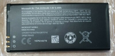 Microsoft BV-T5A 3.8v 2220mAh Lithium Ion Battery for Nokia Lumia 730 735 738
