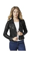 Faux Leather Moto Jacket