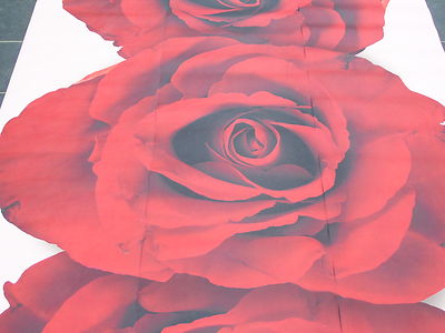 P&S Panel Vlies RED ROSES 3-Teilig 139,5cm x 260cm  03031-20