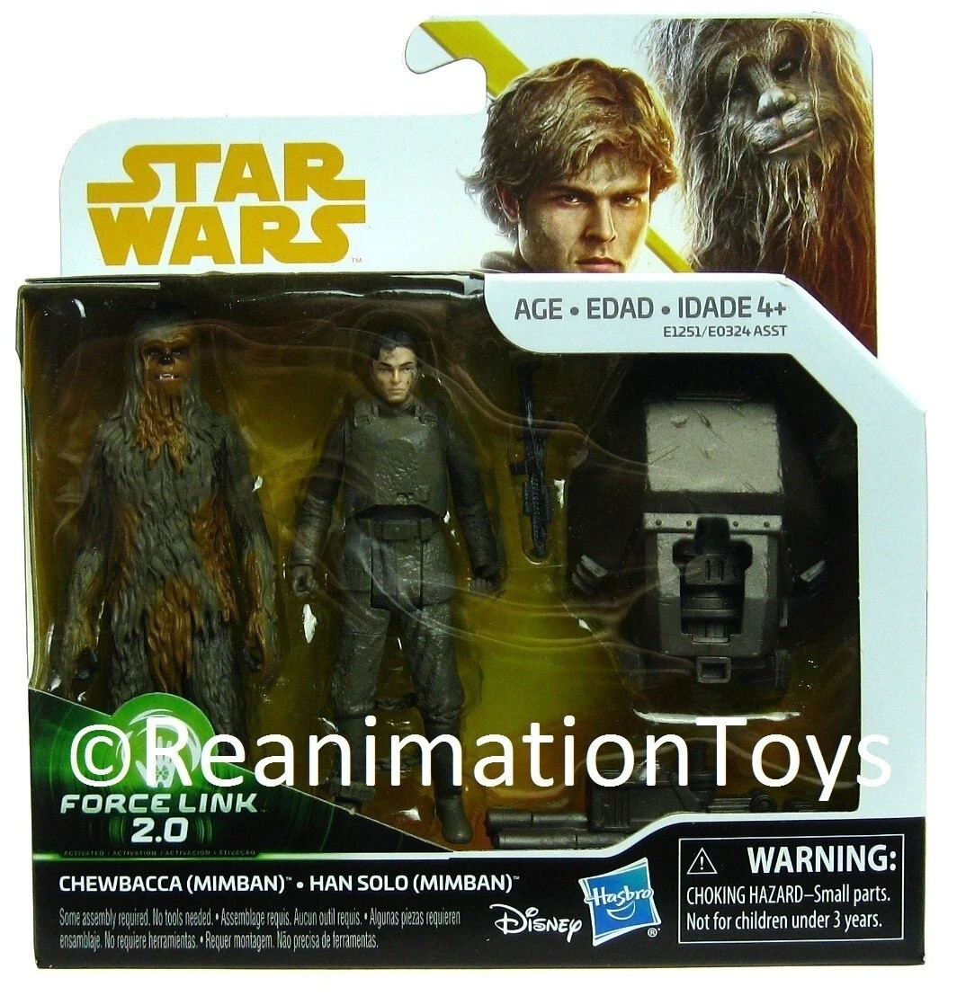 Solo: A Star Wars Story 3.75" Force Link Chewbacca/Han Solo 
