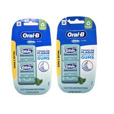  2 2 pack Oral B Glide Pro Health Comfort Plus Floss Mint 87.4 YD, ORIGINAL Old