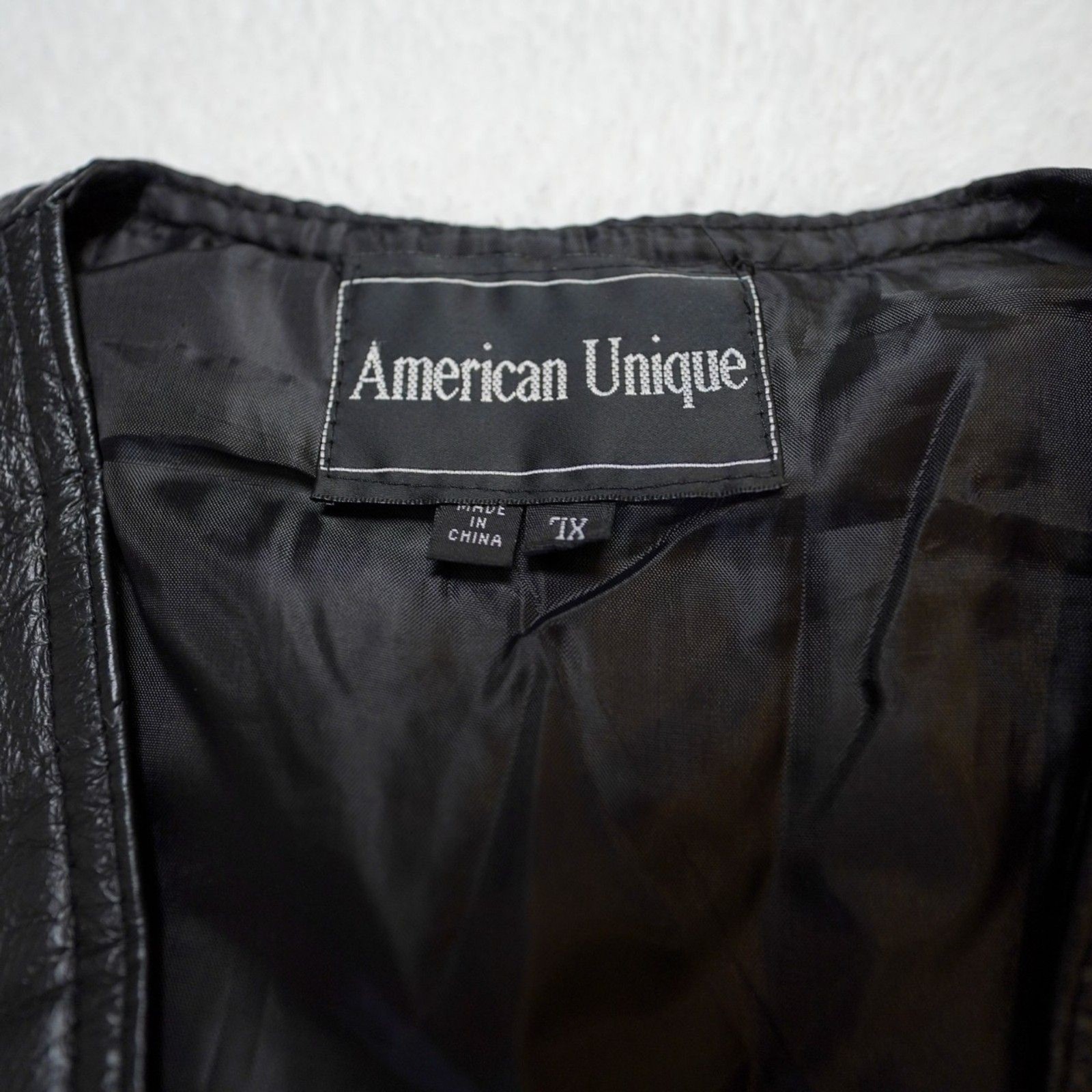 American Unique Patchwork Leather Motorcycle Bike… - image 3