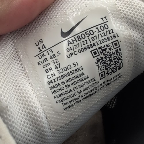 Nike Air Max Size 14 White 270 Black Athletic Sneaker Shoes - Picture 15 of 18
