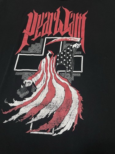 Camisa Oficial 2008 Pearl Jam Band Gira de Conciertos con Fechas Mujer’s Talla Grande - Imagen 4 de 9
