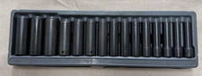 Snap-on 315simmya 12 Drive 6-point 10-24mm 15-pc Deep Impact Socket Set Nice