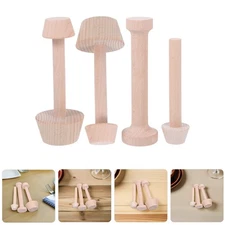 4 Pcs Double-sided Pie Mold Mini Tart Molds for Baking Tartlet Pans