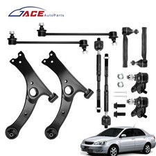Fits 2003 - 2008 Toyota Corolla 10x Front Suspension Control Arm Tie Rod End Kit Fits 2003 - 2008 Toyota Corolla 10x Front Suspension Control Arm Tie Rod End Kit