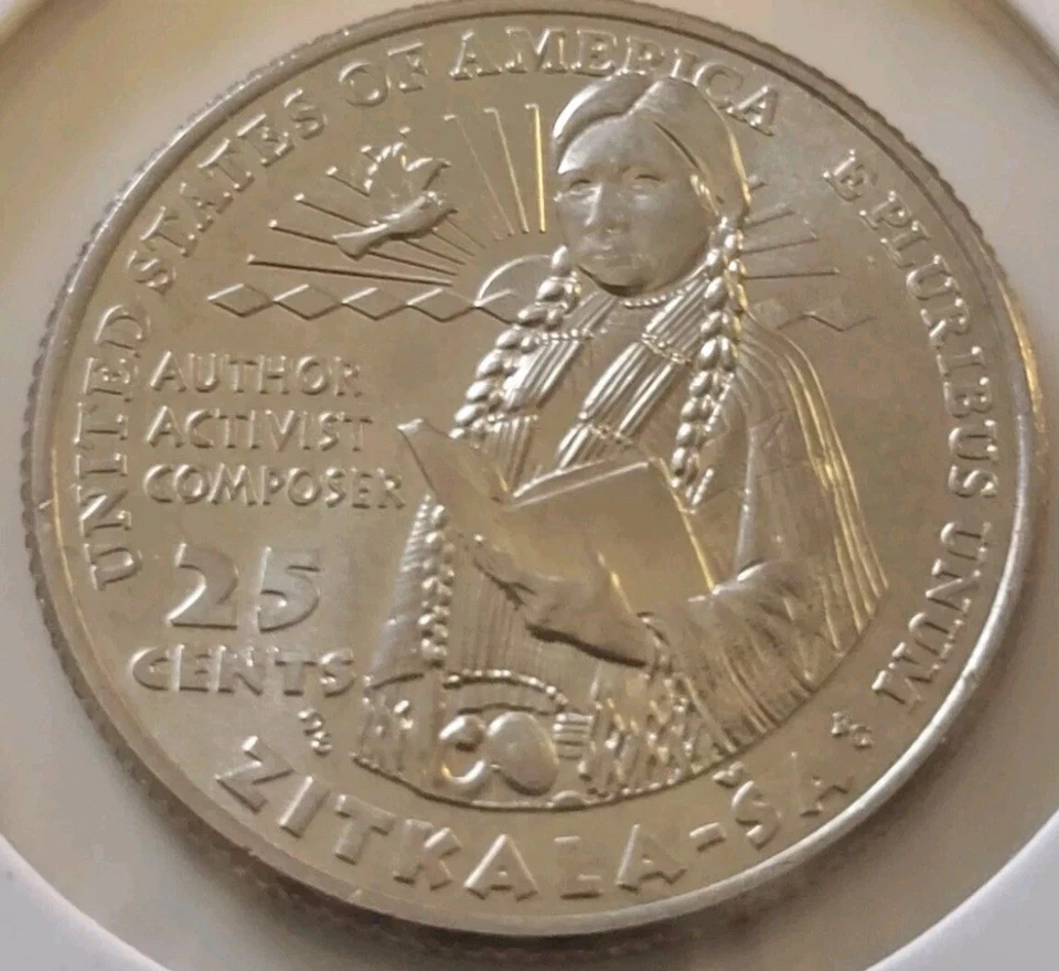 2024-P ZITKALA  UNCIRCULATED ERROR SMOKING PIPE/DOUBLE CHIN/DOUBLING NICE!!! - Image 4 of 4