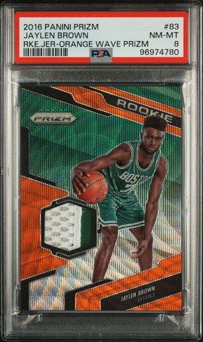 Jaylen Brown #83 2016 Panini Prizm Rookie Jersey card