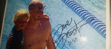 Dave Denniston Hand Signed PHOTO Autograped NCAA Swimming PARALYMPICS 1 Cent NR