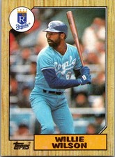 1987 TOPPS BASEBALL #783 WILLIE WILSON