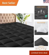 Cal King Mattress Pad - Cooling Topper, Quilted Protector