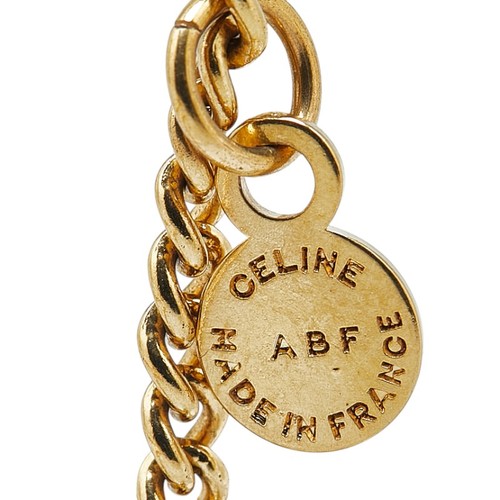CELINE Circle logo Necklace Women 【Used】 - Picture 5 of 7