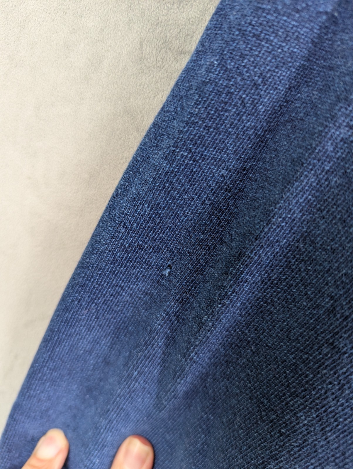 Levi's Sweatshirt Men's Size Large Washed Blue Housemark Crewneck Long Sleeve image 6