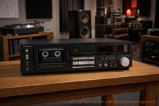 Technics RS-M255X Stereo Cassette Deck - Controllo Logico Microprocessore / 2 motori