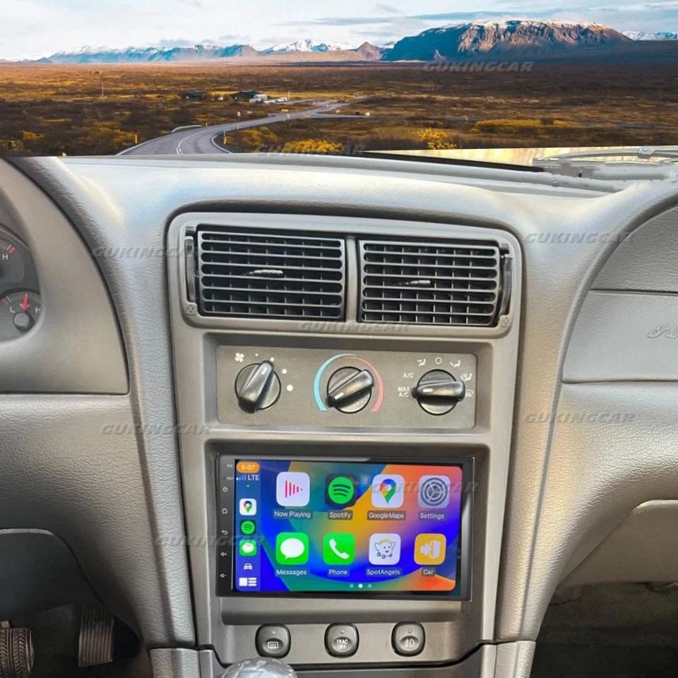 For 1994-2004 Ford Mustang Carplay Car Stereo Radio Android 14 GPS NAVI WIFI - Imagem 4 de 4