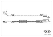 Flexible de frein Jeep CHEROKEE