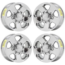 17 Dodge Ram 2500-3500 Truck Bright Chrome Wheels Rims Factory Oem Set 2498 17 Dodge Ram 2500-3500 Truck Bright Chrome Wheels Rims Factory Oem Set 2498