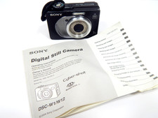 8J Sony Cybershot DSC-WI Digital Camera w/ Instructions Working Condition Tested