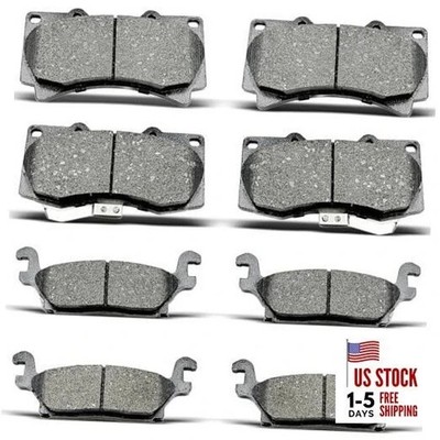 D1119 D1120 8pcs Front Rear Ceramic Brake Pads Sets Fit For 2006 2007 2008 