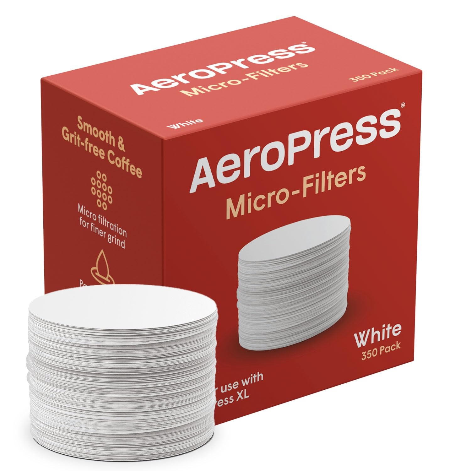 Coffee Maker White Paper 1 Pack, 350 Filters, 85276000817