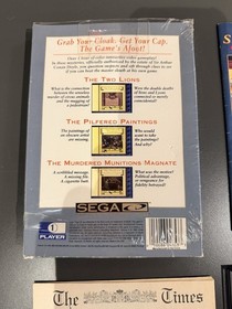 Sherlock Holmes Consulting Detective Vol II Sega CD Complete Very Good Condition