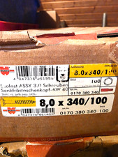 Holzschrauben 8 x 340 Assy Würth 100stk