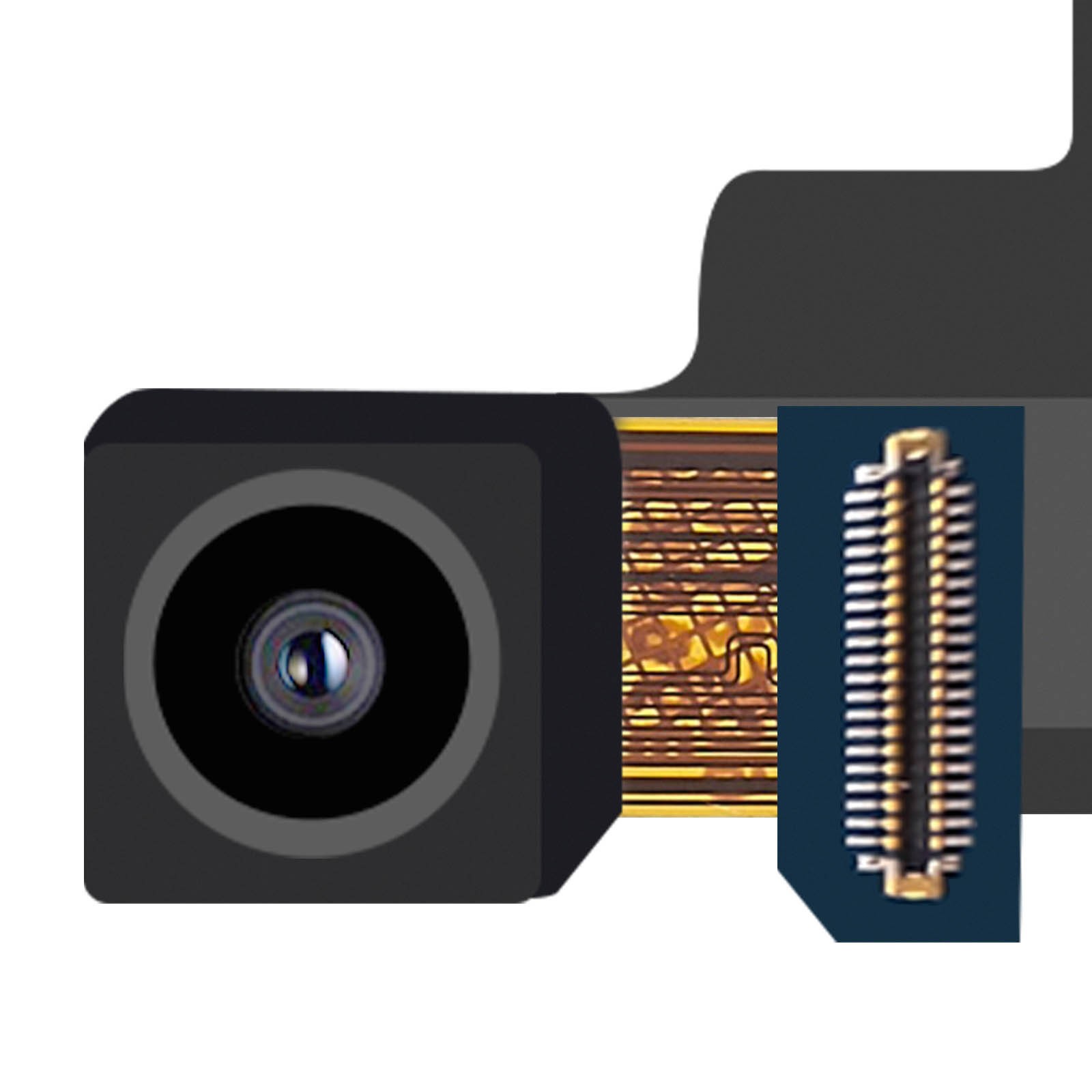 Objectif frontal Vivo X51 réparer capteur selfie flou avec nappe
