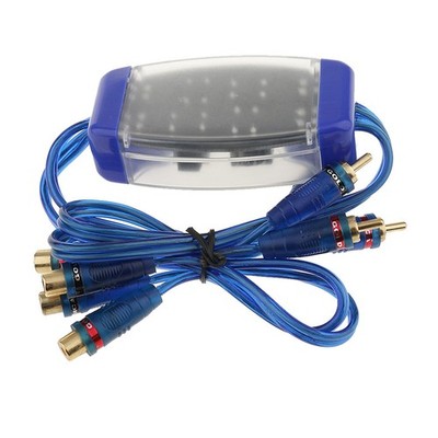 4-Kanal Ground Loop Isolator AP3054 Audio Stereo Curciut Noise Filter 4RCA