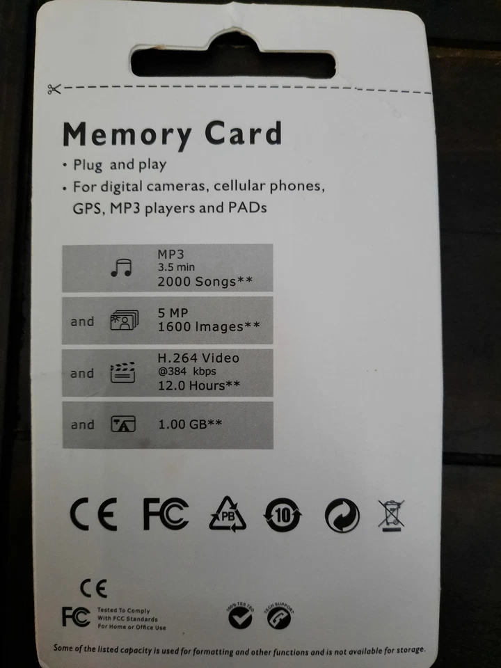 Micro SD Card 1024mb - Image 2 of 2