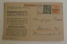 BELGIUM MIXED GERMANY 1921