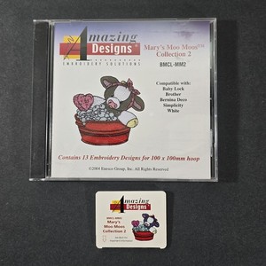 RARE Amazing Designs Mary's Moo Moos Collection 2 Memory Card BMCL-MM2 (2004)