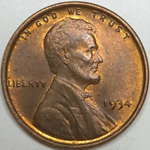 1934-P Lincoln Wheat Cent - Uncirculated RB (Lot#19)