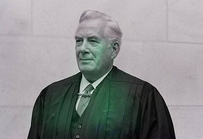 Warren E Burger donned robes Supreme Court Washington June 23rd be- Old Photo