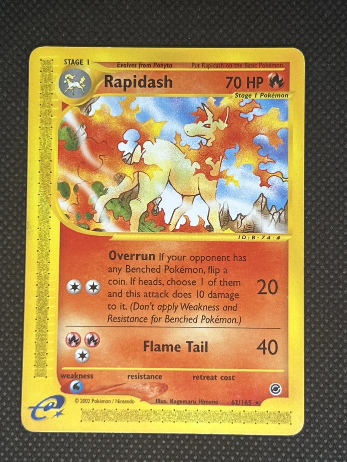 Rapidash 062/165 Expedition Base Set Regular