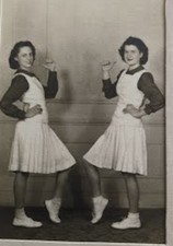 Antique 1930s-40s Sportswomen Photo Ohio Boles-Dandurand Tiffin - Great Fashion