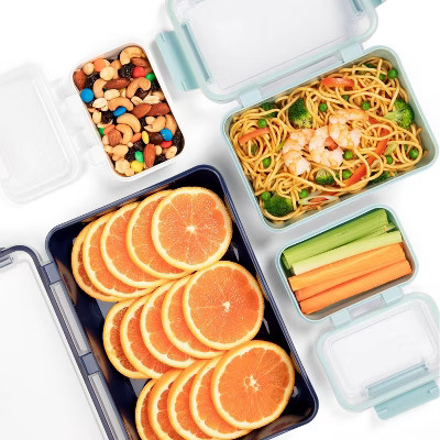 SnapLock Rectangular Food Storage Containers - 20pc - Picture 3 of 5