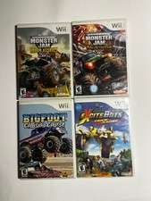 Nintendo Wii Monster Jam Game Lot 4 Games