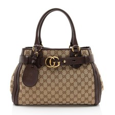 Gucci GG Canvas Running Medium Tote