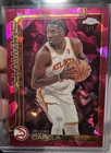 2025 Topps Chrome Sapphire Basketball Padparadscha Clint Capela #81