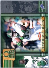 Sedrick Irvin 1999 Pacific Omega NFL Football #86 Detroit Lions Rookie Card RC. rookie card picture