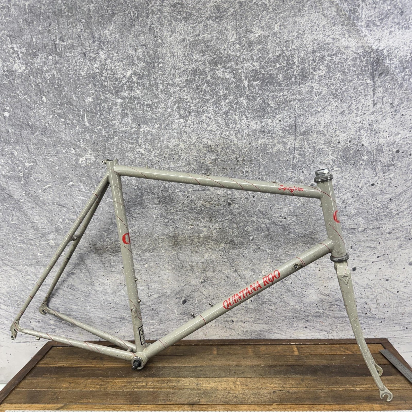 Vintage Quintana Roo Superform 26in Road Bike Frame 57in Triathlon TT Skinny