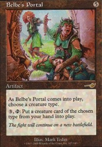Belbe's Portal NM, English MTG Nemesis