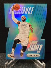 2013 Panini Prizm Brilliance Light Blue DieCut Prizm /199 LEBRON JAMES #7
