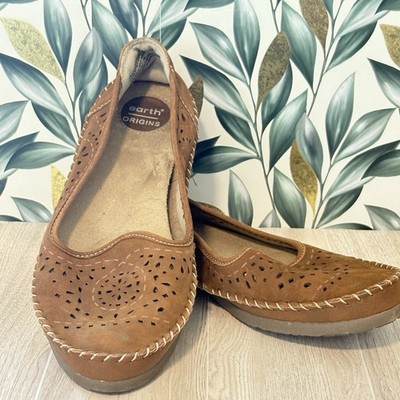 Earth Origins Lark Lindsey Brown Size 9.5M Suede Bohemian/Preppy