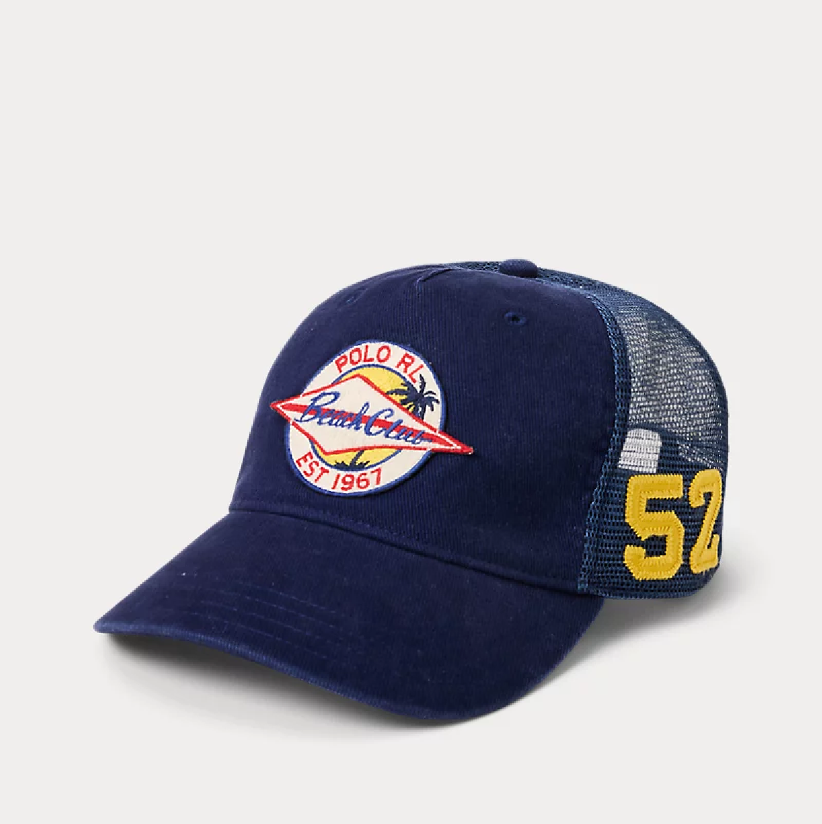 Polo Ralph Lauren Men's Logo-Patch Twill Trucker Cap Newport Navy