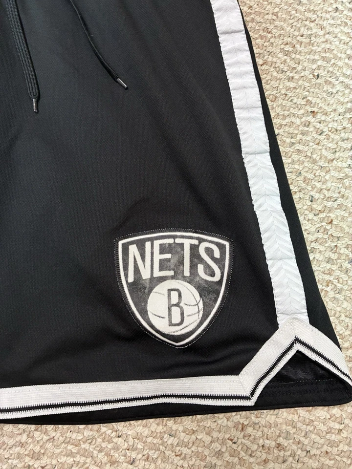 Brooklyn Nets NBA Basketball Shorts (Kevin Durant, Kyrie Irving, James Harden) - Image 3 of 4
